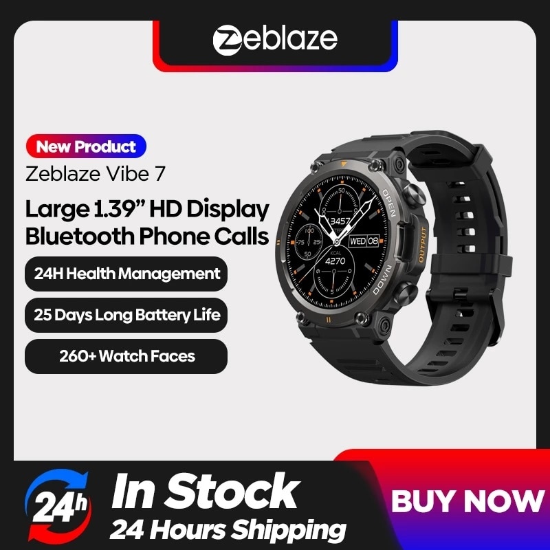 Zeblaze ̺ 7   Ʈġ, ȭ ۼ Ʈ ġ, 100 ̻  , 25 ͸ ,  ̾